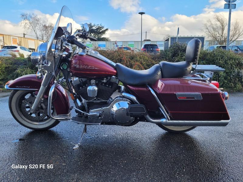 Photo HARLEY-DAVIDSON Road King 1450 Unicolore Jantes Bâtons