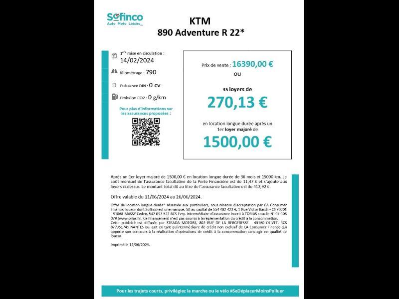 Image KTM SMT SMT 890 2024 à partir de 260e/mois